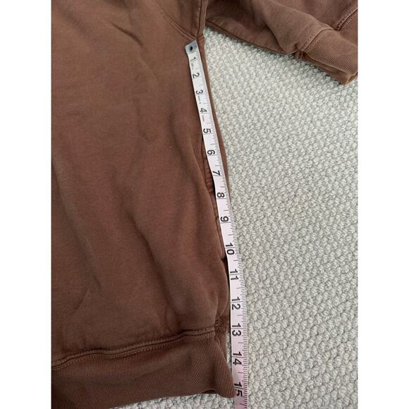 Brandy Melville John Galt Malibu California Crewneck Sweatshirt Light Brown OS - Picture 4 of 9